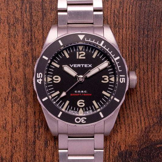 2022 Vertex M60 AquaLion No-Date on Bracelet