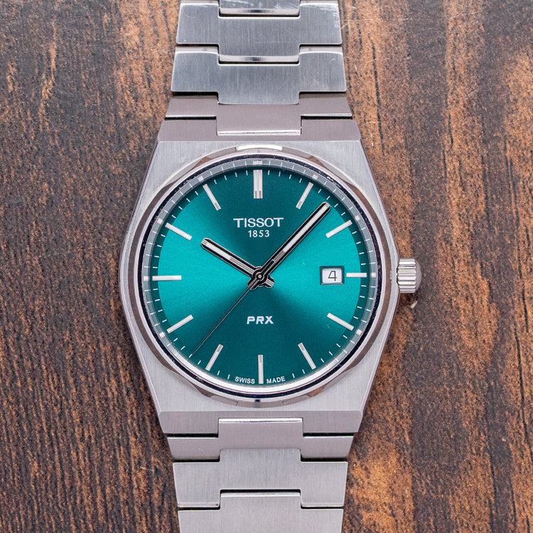 2022 Tissot PRX 40mm Green Dial Quartz T137.410.11.091.00