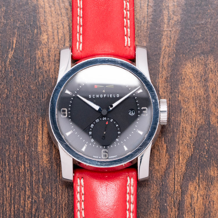 2015 Schofield Signalman GMT Polished Limited Edition 44mm