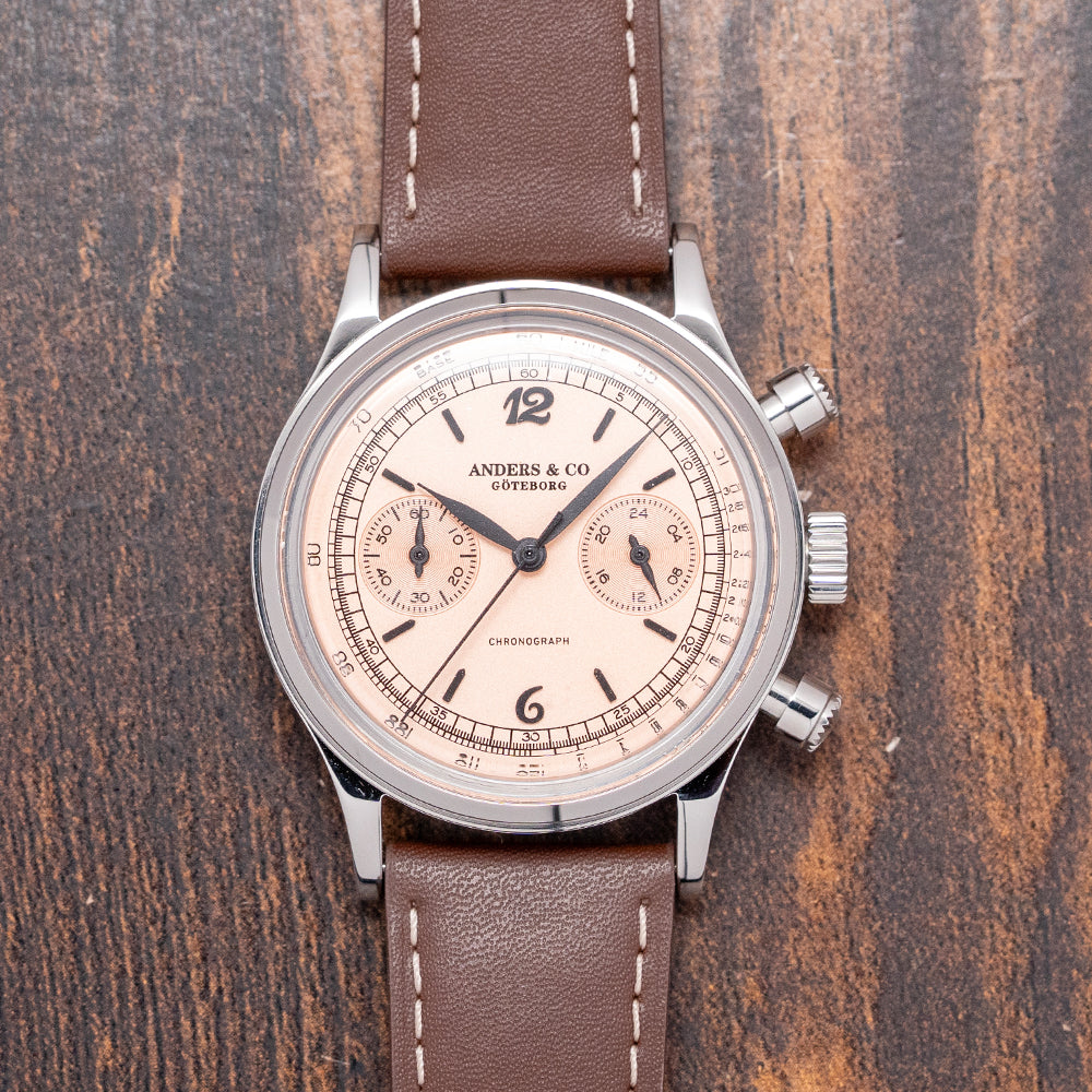 2025 Anders & Co AC1 Chronograph 'Rose' Dial 38mm
