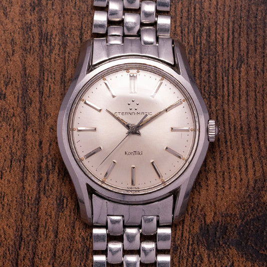 1960s Eterna-Matic Kontiki Auto on Gay Freres Eterna Bracelet