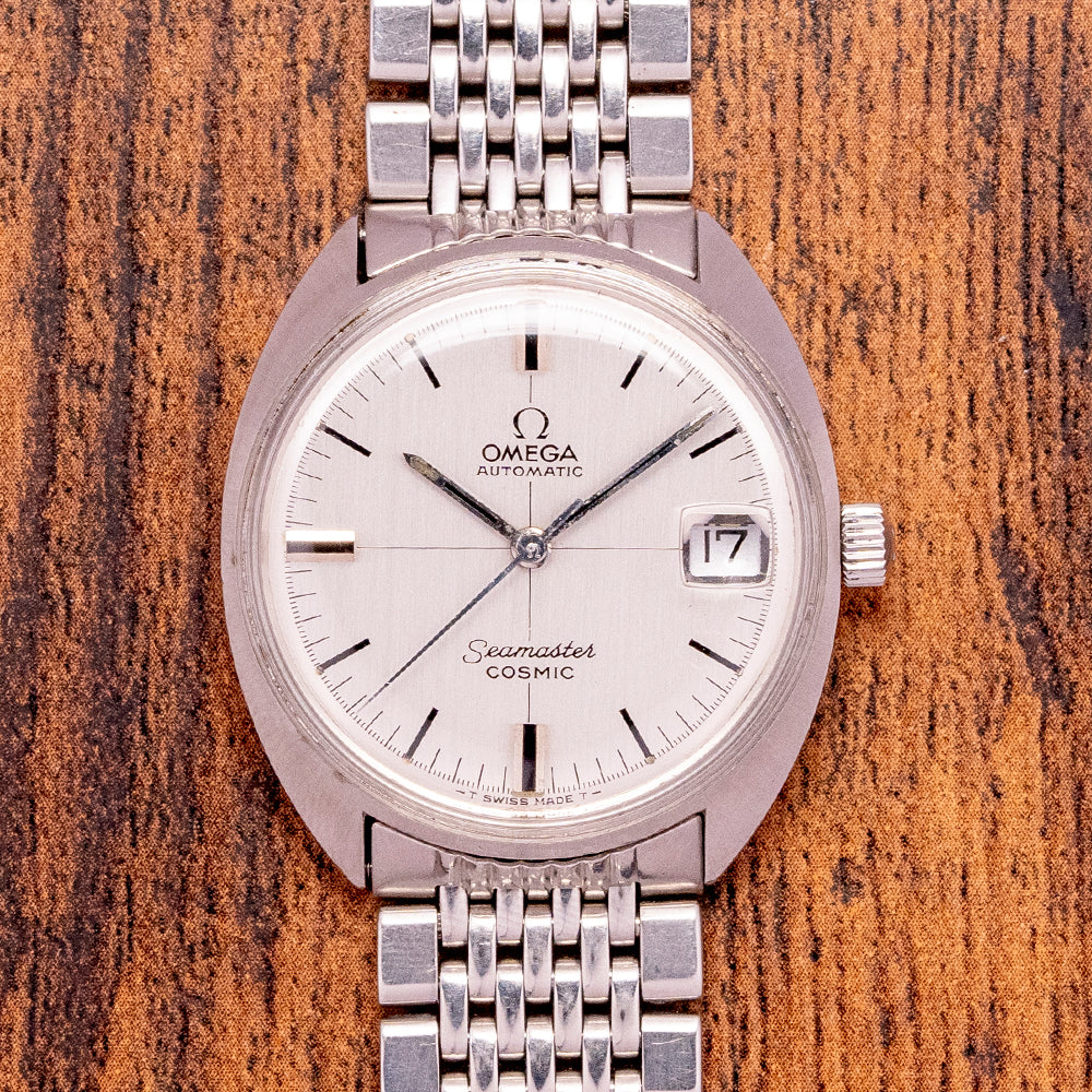 1968 Omega Seamaster Cosmic Date Auto Crosshair