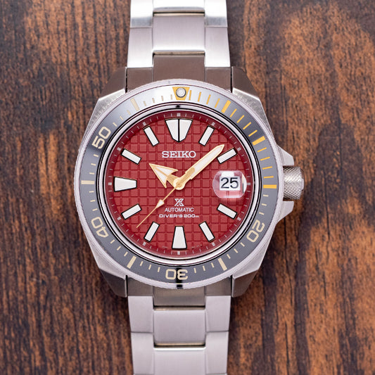 2022 Seiko Suigun “Samurai” Limited Edition Red 44mm SRPH61K1