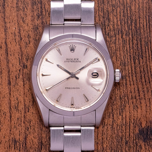 1966 Rolex Oysterdate Precision 6694 on Rivet Bracelet