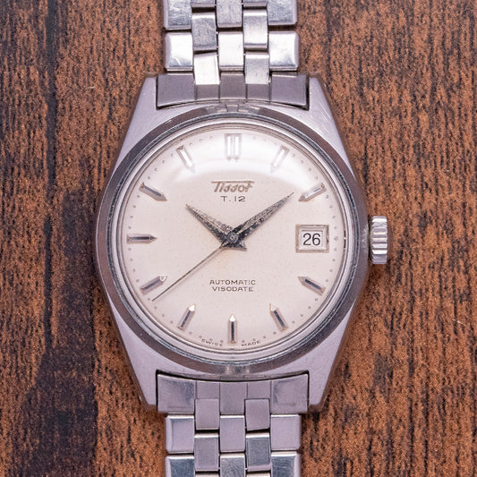 1958 Tissot T-12 Visodate Automatic on Sprung Tissot Bracelet