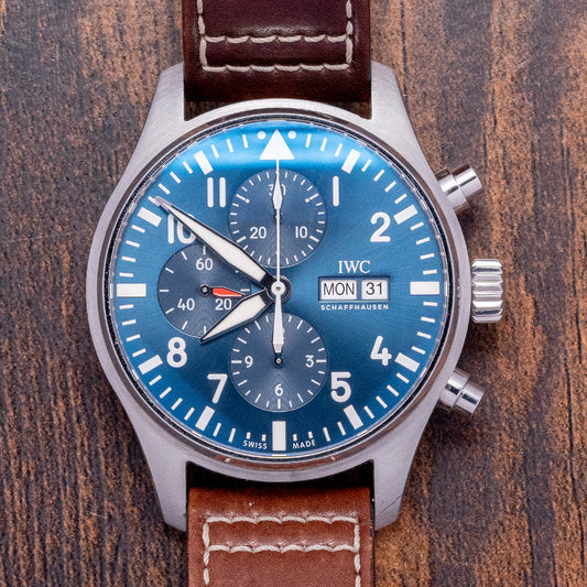 2017 IWC Pilot's Chronograph 'Le Petit Prince' Blue 43mm IW377714