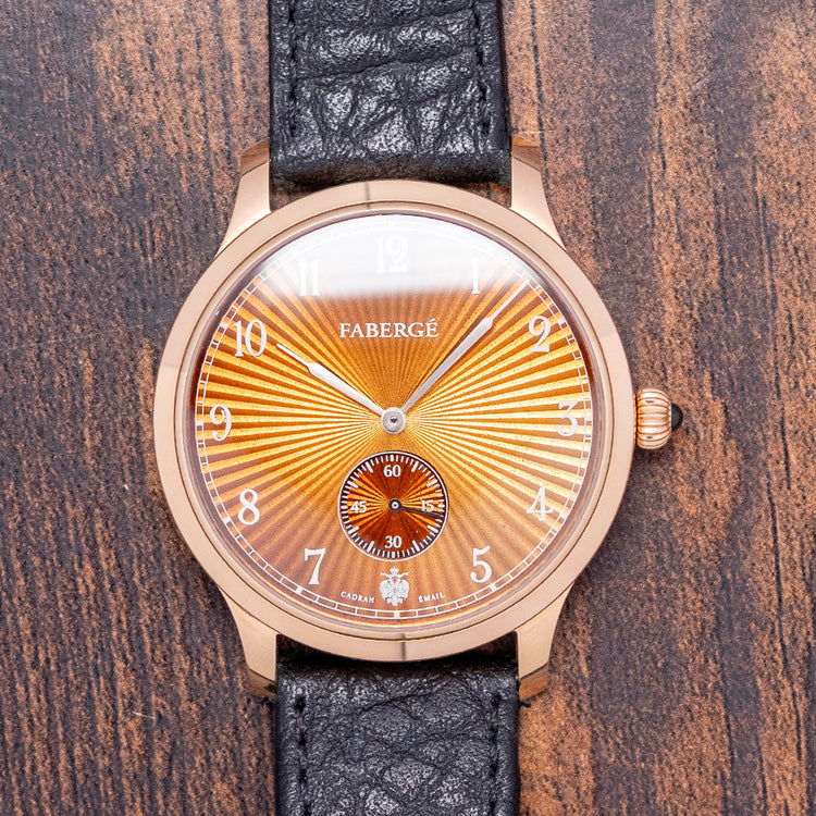 2011 Fabergé Agathon Small Seconds 18ct Rose Gold 40mm