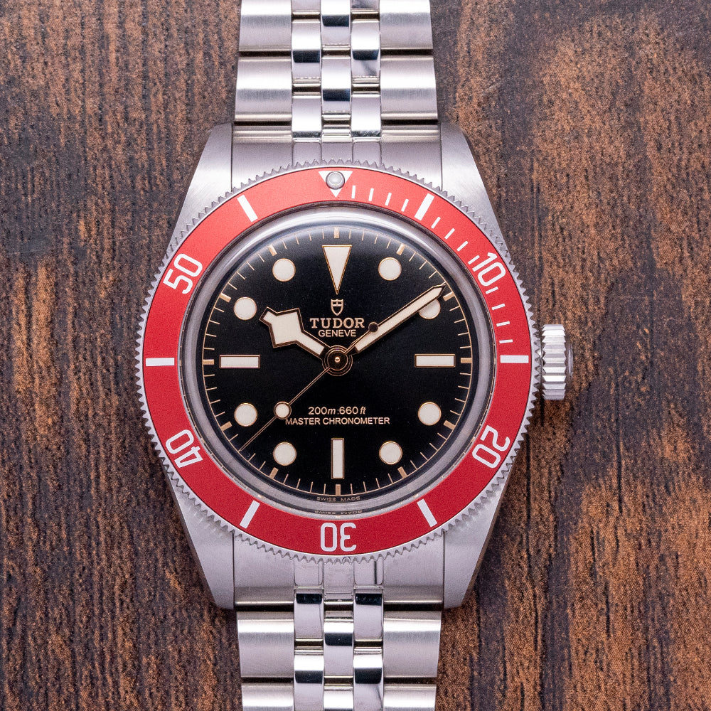 Tudor Red Bezel Tudor Heritage Black Bay Stainless Steel 79230R