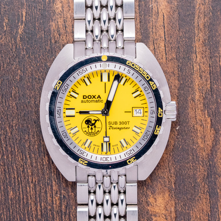 2018 DOXA SUB 300T Divingstar 'Poseidon Edition' Limited 43mm