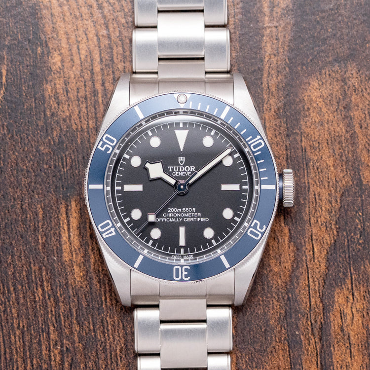 2020 Tudor Heritage Black Bay Blue Bezel 41mm Stickered 79230B