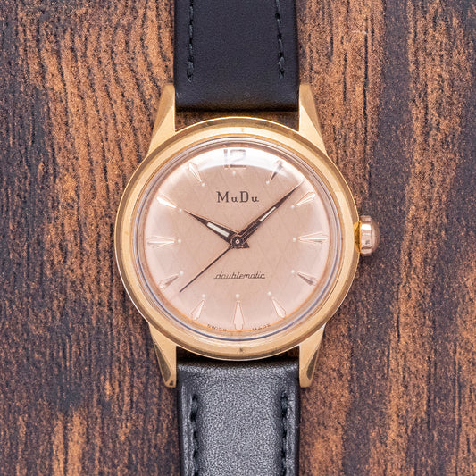 1960s MuDu Doublematic Textured Dial Automatic 32mm