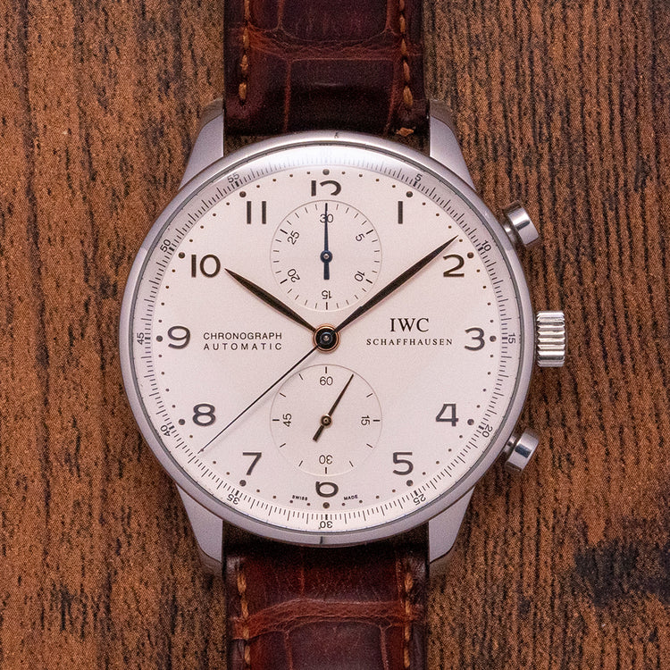 2007 IWC Portuguese Chronograph White IW371401
