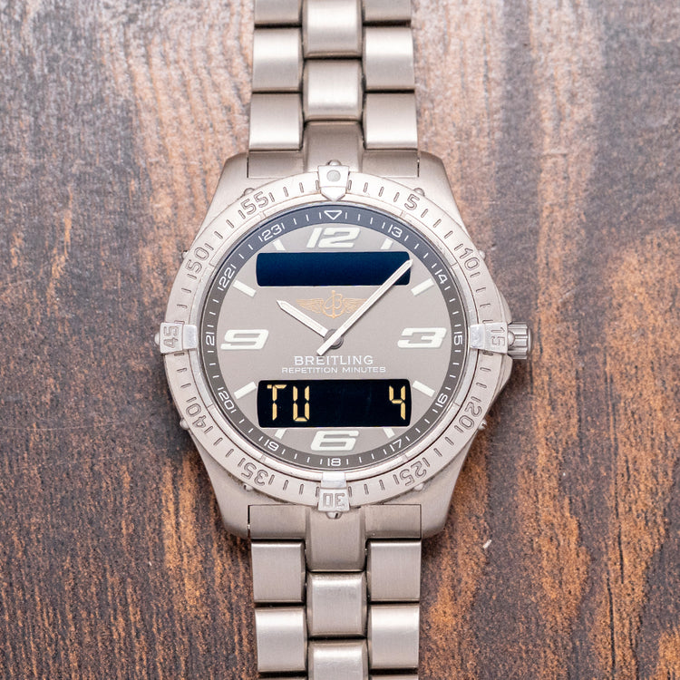 2001 Breitling Aerospace Titanium 40mm Quartz E65362