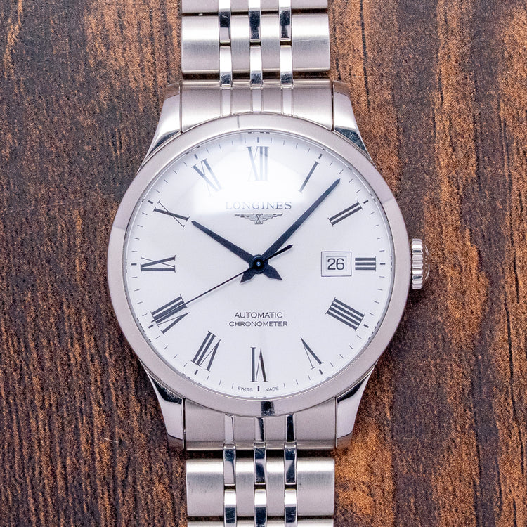 2020 Longines Record Automatic Date 40mm L2.821.4.11.6