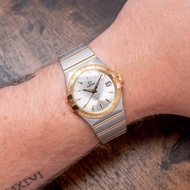 2011 Omega Constellation Co-Axial Steel & Gold 35mm 123.20.35.20.02.002