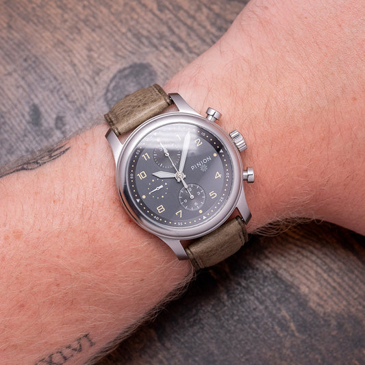 2025 Pinion Elapse 42mm Anthracite Grey Chronograph