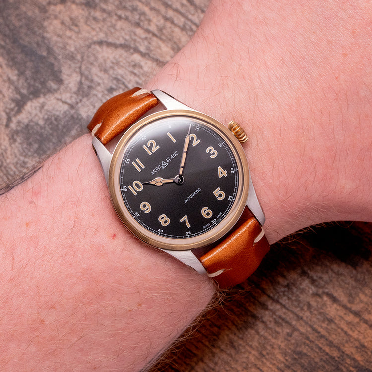 2024 Montblanc 1858 40mm Steel & Bronze Bezel 117833