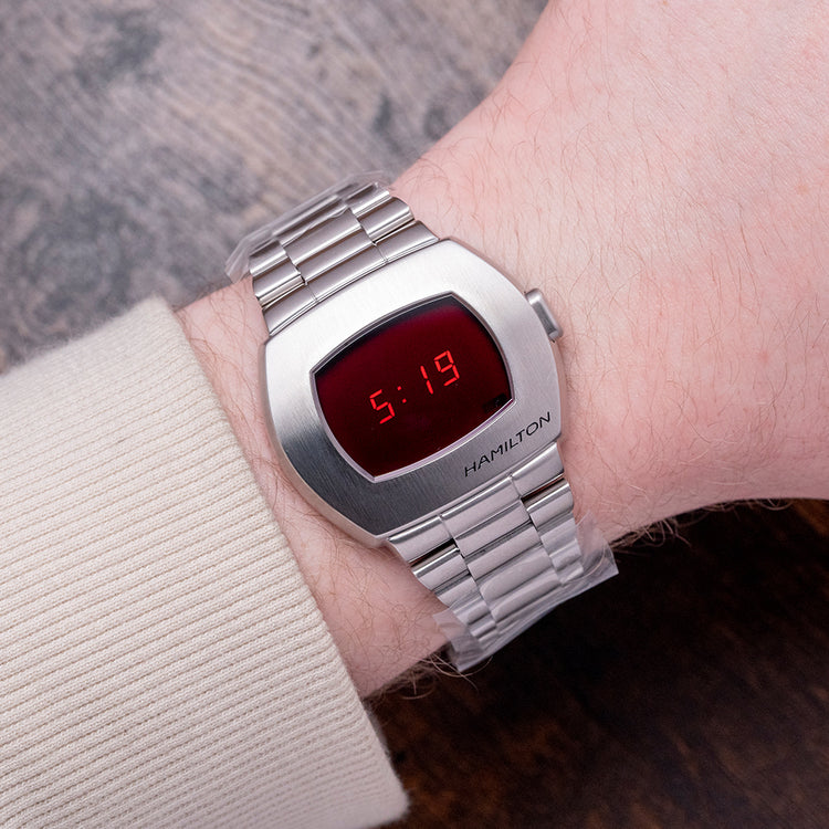 2022 Hamilton American Classic PSR Digital Quartz 'Red' H52414130