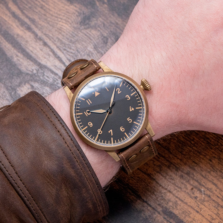 2018 Laco Westerland Bronze 45mm Manually Wound