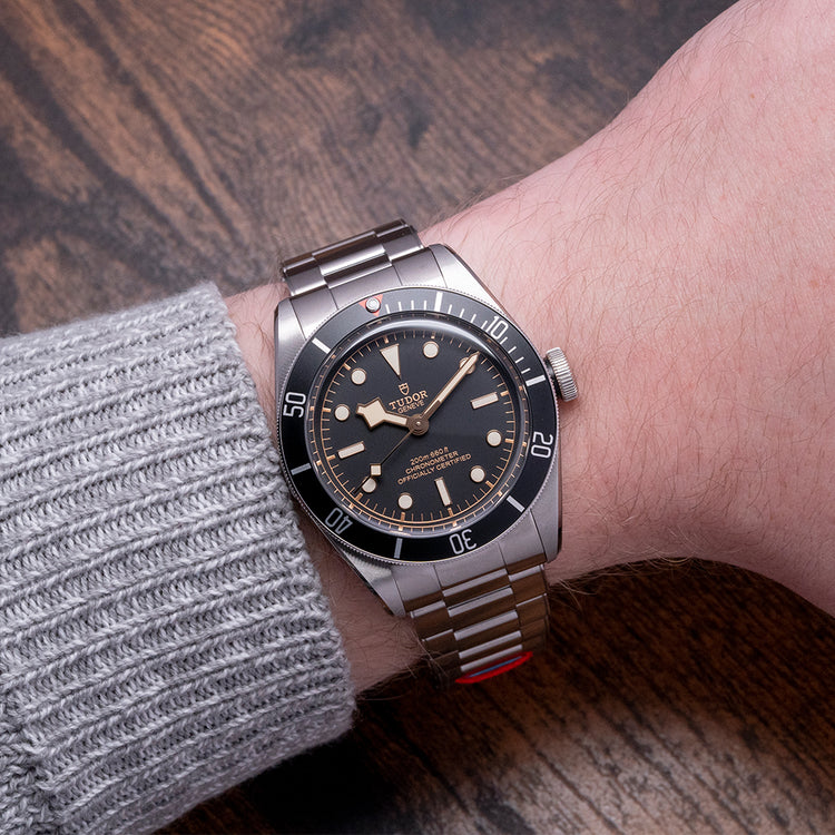 Stickered 2023 Tudor Black Bay 41mm Black on Bracelet 79230N