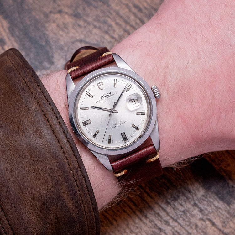 1970 Tudor Prince Oysterdate Jumbo 38mm Silver 7024/0