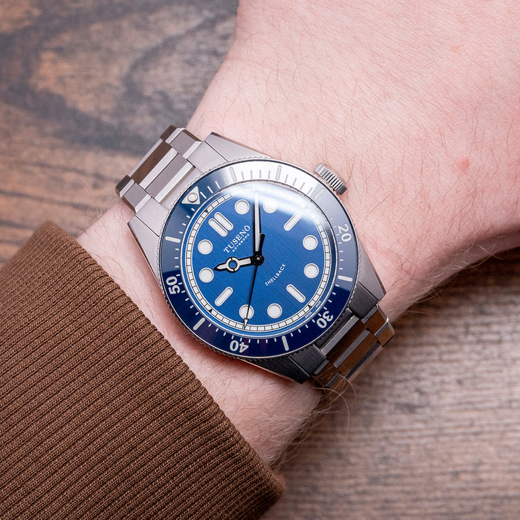 2024 Tuseno Shellback V2 Blue No-Date Automatic 40mm