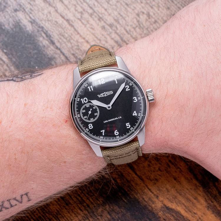 NOS 2014 Weiss Standard Issue Field Watch 'LA Dial' 42mm
