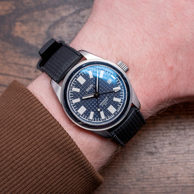 2021 Maen Greenwich 38 GMT Blue Dial Automatic MGG.02
