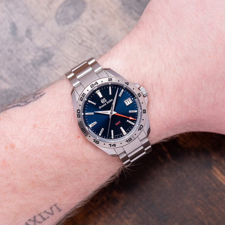 2021 Grand Seiko GMT Quartz Blue 39mm SBGN005G