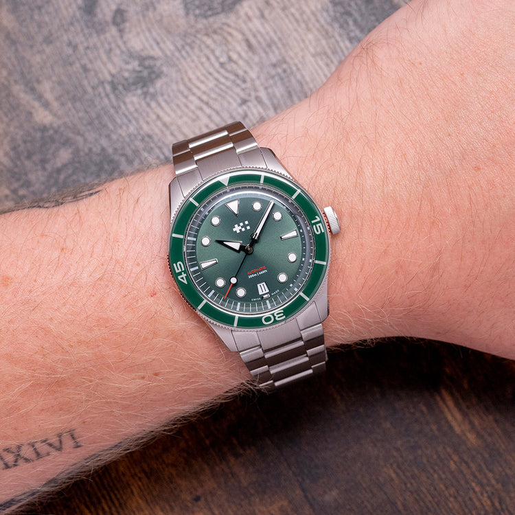 2024 Christopher Ward C65 Aquitaine Auto Green 41mm
