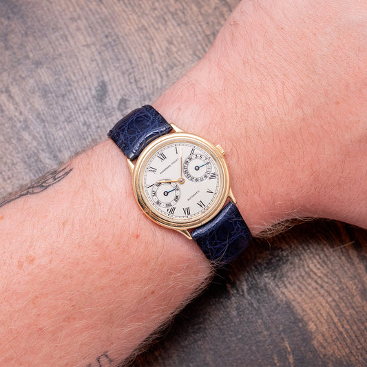 1980s Audemars Piguet Classic Day Date 18ct Gold 33mm 25574BA