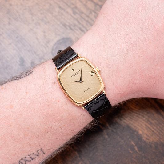 1970s Vacheron Constantin Automatic 18ct Gold "Tank"