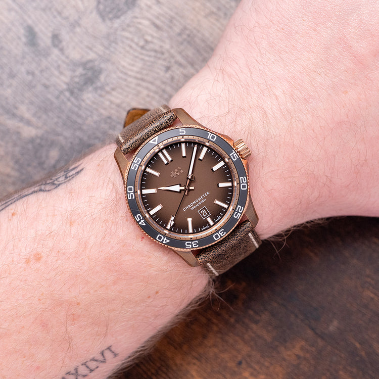 2025 Christopher Ward C60 Pro 300 Bronze Auto 42mm