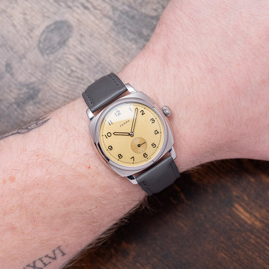 2022 Fears Brunswick 38mm Champagne Dial Open Back