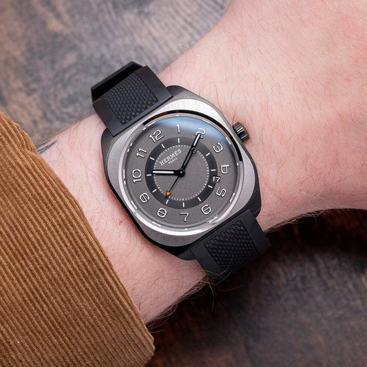 Like-New 2023 Hermès H08 Titanium Black Automatic