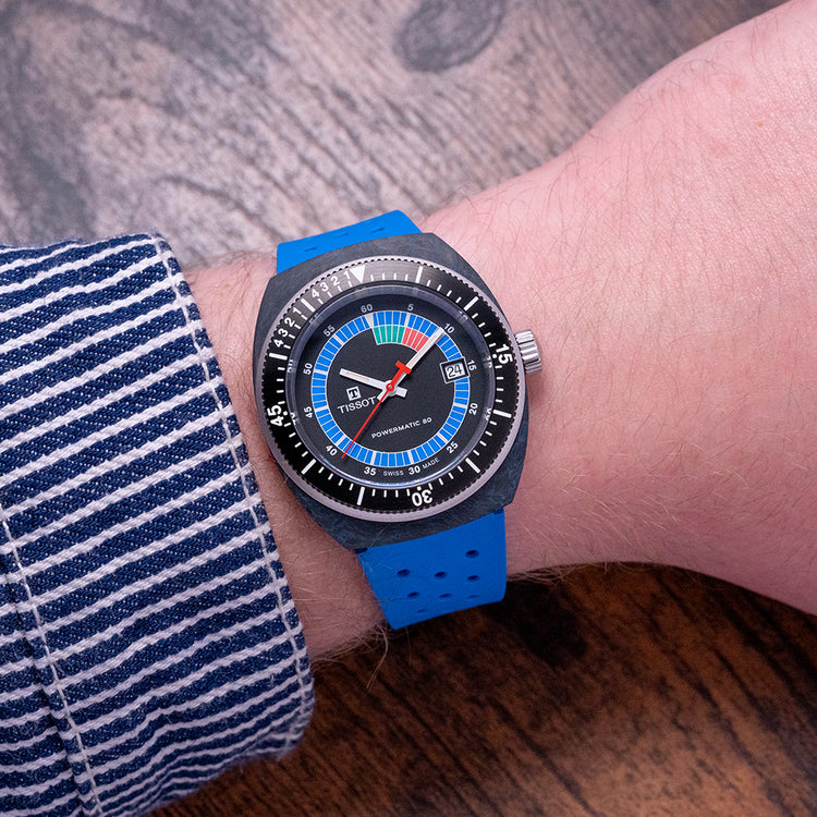 Unworn 2023 Tissot Sideral S Blue Carbon Powermatic 80