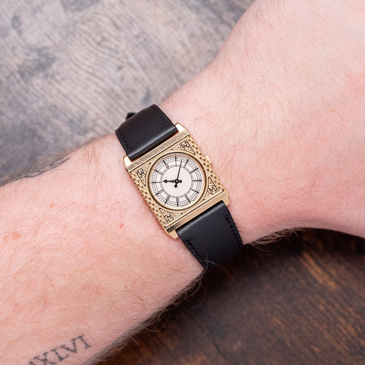 1987 Seiko 'Big Ben' Gold-Plated 25mm Quartz 5P30-6150