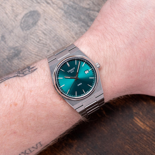 2022 Tissot PRX 40mm Green Dial Quartz T137.410.11.091.00