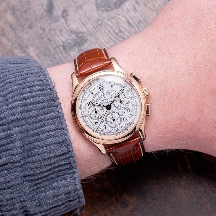 1997 Zenith El Primero Chronomaster Limited Rose Gold 17.0500.400