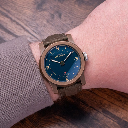 2015 Schofield Beater Bronze Batch 1 Blue Automatic
