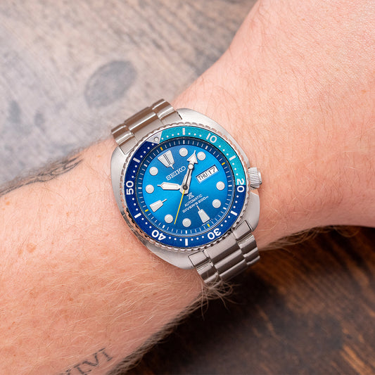 2017 Seiko Prospex "Blue Lagoon" Turtle Limited 44.5mm SRPB11K1
