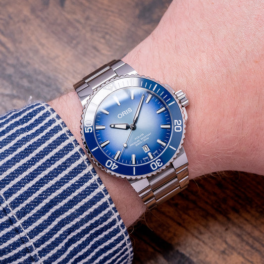 2021 Oris Aquis Lake Baikal Limited Edition 43.5mm 01 733 7730 4175