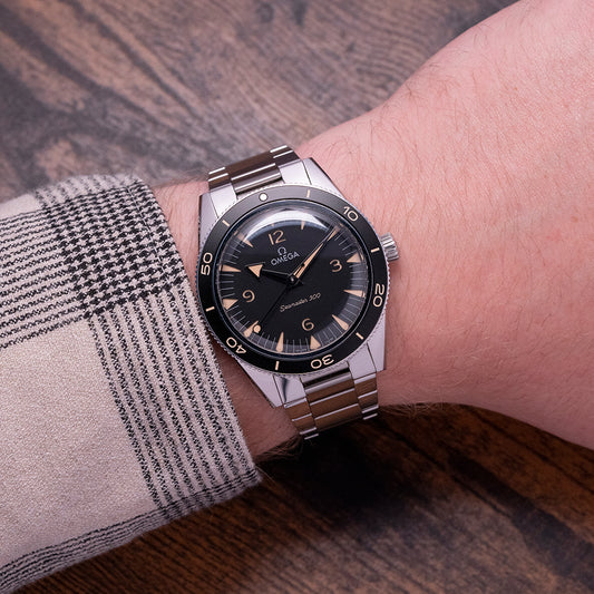 2021 Omega Seamaster 300 Heritage Black 324.30.41.21.01.001