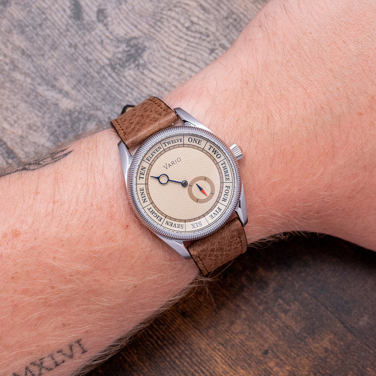 2025 Vario Navi Single Hand Sand Beige Compass 38mm