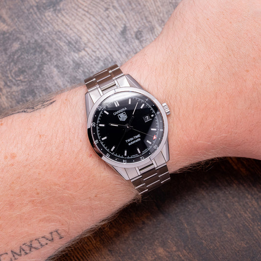 2013 TAG Heuer Carrera Twin-Time Auto 39mm WV2115