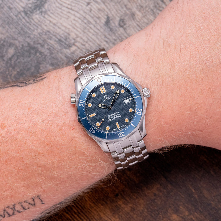 1995 Omega Seamaster 300m Quartz Blue Tritium 36mm 2561.80.00