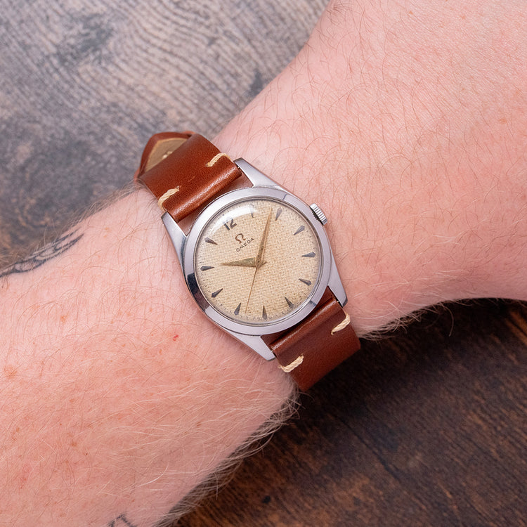 1952 Omega 'Waffle' Dial Manual Cal. 420 2650-4 33mm