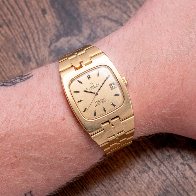 1971 Omega Constellation Chronometer 18ct Gold 168.047