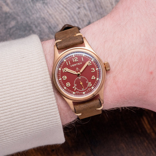 2024 Vertex M36 Armistice Day Red Dial Bronze Limited to 9