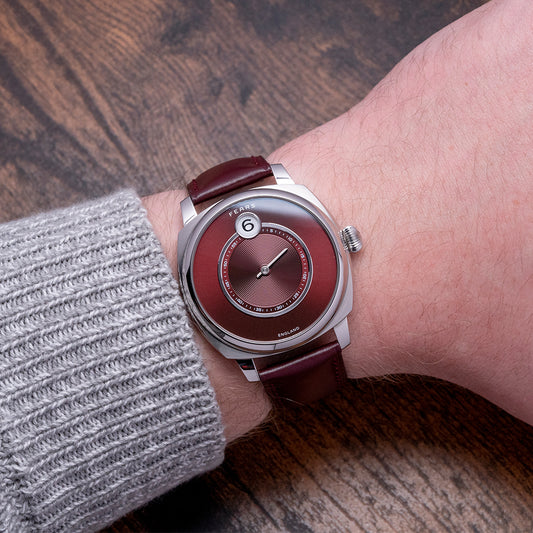 2023 Fears Christopher Ward Alliance 01 Jump Hour Red Dial